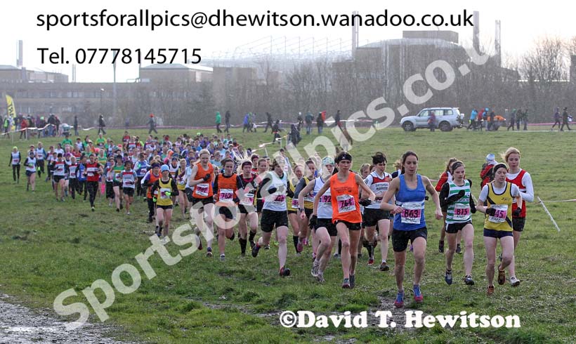 Senior womens North Eastern Cross Country Chanpionships. Photo: David T. Hewitson/Sports for All Pics